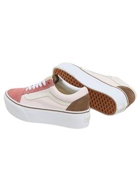 Sneakers Vans Old Skool Platform Pink für Damen