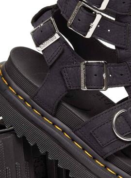 Sandalen Dr. Martens Olson Anthrazit für Damen