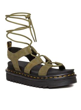 Sandalen Dr. Martens Nartilla Olive für Damen