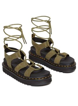 Sandalen Dr. Martens Nartilla Olive für Damen