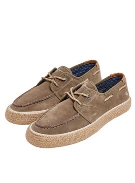 Sneaker Pepe Jeans Port Coast Beige für Herren