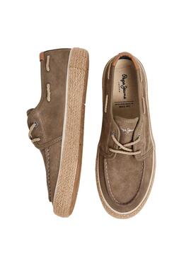 Sneaker Pepe Jeans Port Coast Beige für Herren