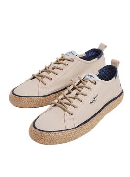 Sneaker Pepe Jeans Port Basic Beige für Herren