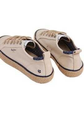 Sneaker Pepe Jeans Port Basic Beige für Herren