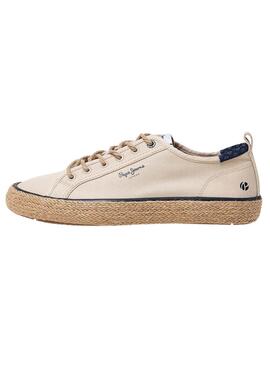 Sneaker Pepe Jeans Port Basic Beige für Herren