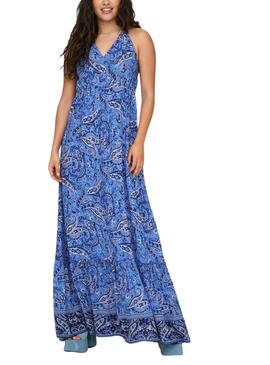 Kleid Only Veneda Blau für Damen