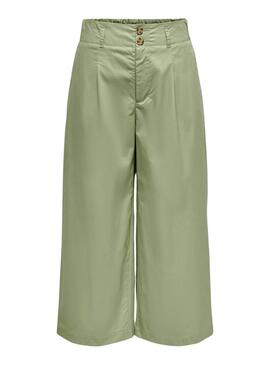 Hose Only Zora Culotte Grün für Damen