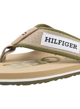 Sandalen Tommy Hilfiger Patch Beige für Heren