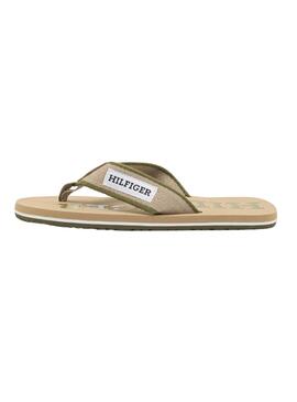 Sandalen Tommy Hilfiger Patch Beige für Heren