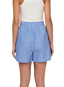 Kurze Hose Only Larja Blau für Damen