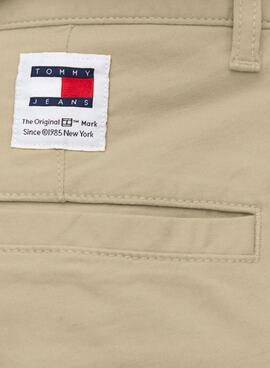 Hose Tommy Jeans Austin Cargo Beige für Herren