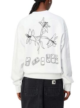 Sweatshirt Carhartt Isis Maria Lunch Weiß für Herren