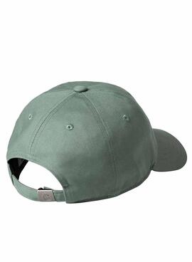 Mütze Carhartt Canvas Script Grün für Männer und Damen.