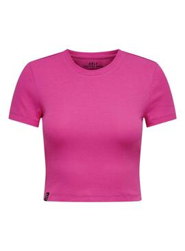 T-Shirt Only Betty Fuchsia für Damen.