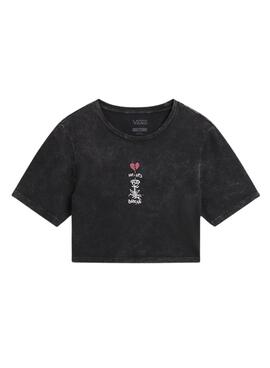 T-Shirt Vans Heartbreaker Schwarz für Damen