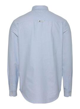 Tommy Jeans Hemd Reg Oxford Blau für Herren