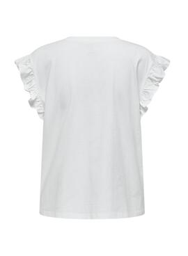 T-Shirt Only Pernille Weiß für Damen