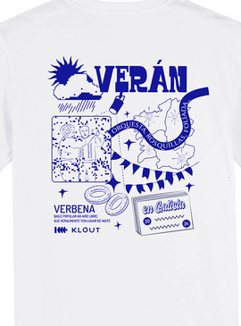Klout Verbena Weißes T-Shirt für Damen und Herren