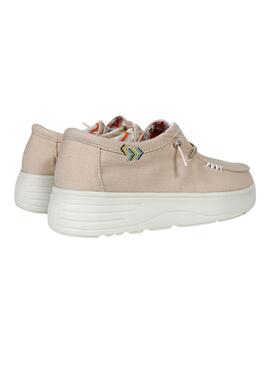 Schuhe Walkin Pitas Natal Beige für Damen