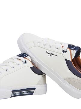 Turnschuhe Pepe Jeans Kenton Weiß für Jungen