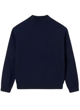 Pullover Mayoral Reißverschluss Kontraste Marine Kind