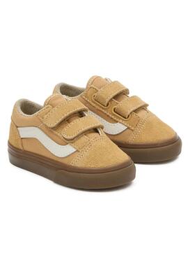 Turnschuhe Vans Old Skool Braun für Babys