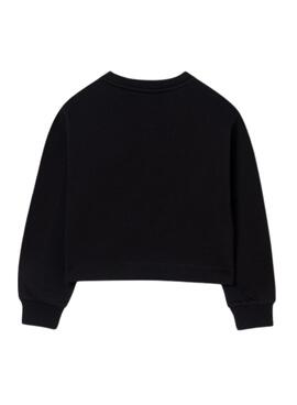Pullover Mayoral Stickerei Schwarz für Mädchen