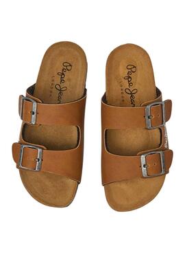 Sandalen Pepe Jeans Kansas Braun für Jungen und Mädchen