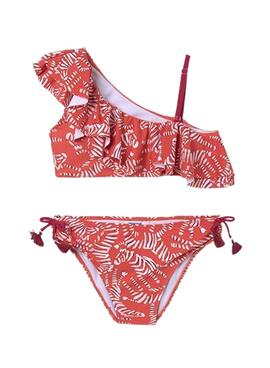 Bikini Mayoral Asymmetrisch Koralle für Mädchen