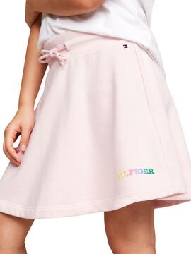 Rock Tommy Hilfiger Monotype Pink für Mädchen