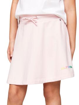 Rock Tommy Hilfiger Monotype Pink für Mädchen