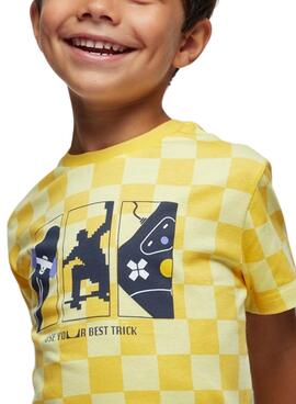 T-Shirt Mayoral Best Trick Gelb für Jungen