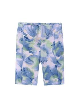 Radlerleggings von Mayoral in Mintmuster für Mädchen.