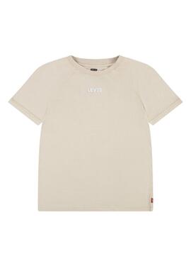 T-Shirt Levis Lived Beige für Jungen