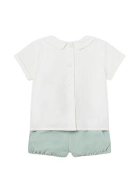 Set Mayoral aus kurzen Hosen Weiß für Babys