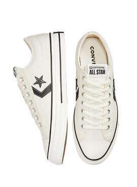 Sneakers Converse Star Player 76 Leinwand Weiß für Kinder