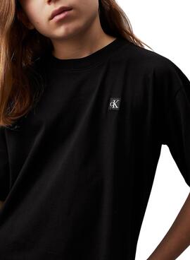 Set Calvin Klein T-Shirt und Shorts Schwarz Mädchen