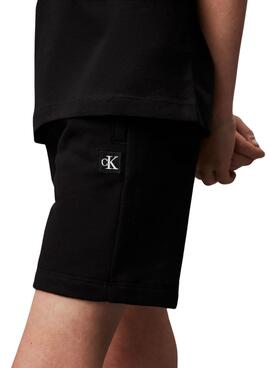 Set Calvin Klein T-Shirt und Shorts Schwarz Mädchen