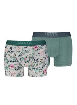 Boxershorts Levis Flower Grün für Männer