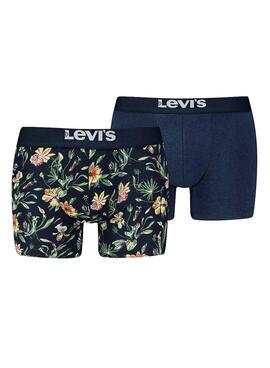 Boxershorts Levis Cactus Marineblau für Herren