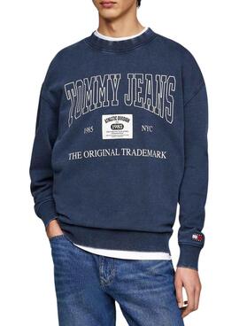 Tommy Jeans Relaxed Archive Sweatshirt in Blau für Männer