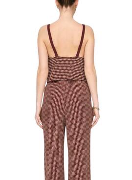 Rote Only Tove Damen Hose