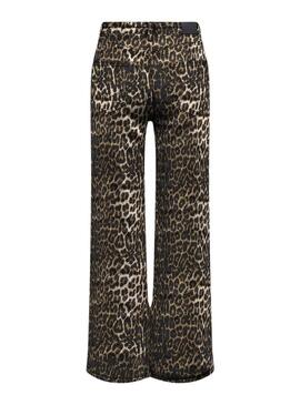 Hose Only Anlie mit Leopardenmuster für Frauen