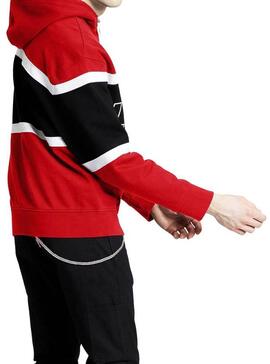 Sweatshirt Levis Pieced Hoodie Rot Für Herren