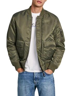 Pepe Jeans Tenner grüne Jacke für Herren