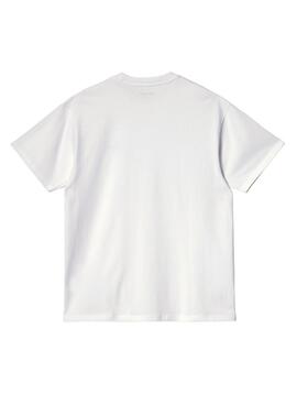 T-Shirt Carhartt Script weiß für männer