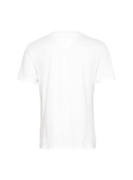 T-Shirt Tommy Jeans Chest Graphic Weiß Damen