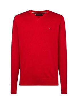 Pullover Tommy Hilfiger Organic Cotton Silk Rot