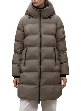 Steppmantel Ecoalf Manliealf braun für damen