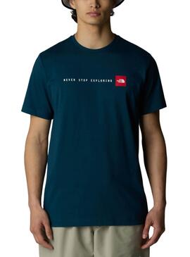 T-Shirt The North Face Never Stop Exploring blau für Männer